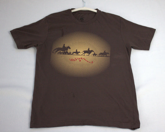 Unisex, Brown Dubai T-shirt, Size Small