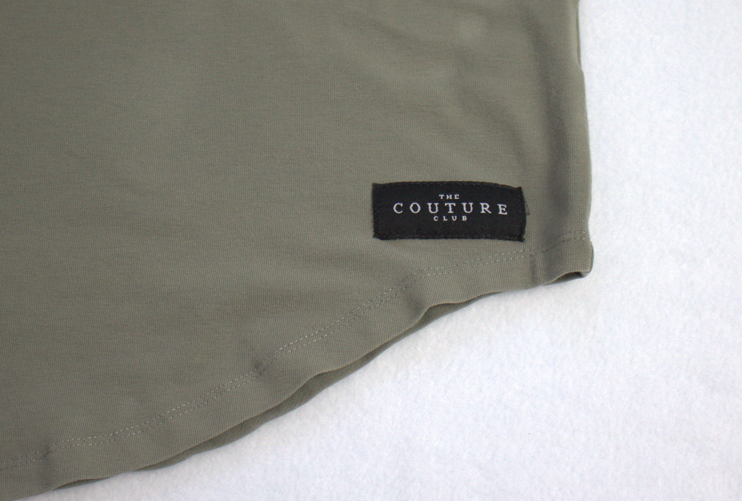 The Couture Club, Khaki, Crew Neck, Unisex T-shirt, Size Medium, Used - Very Good Condition