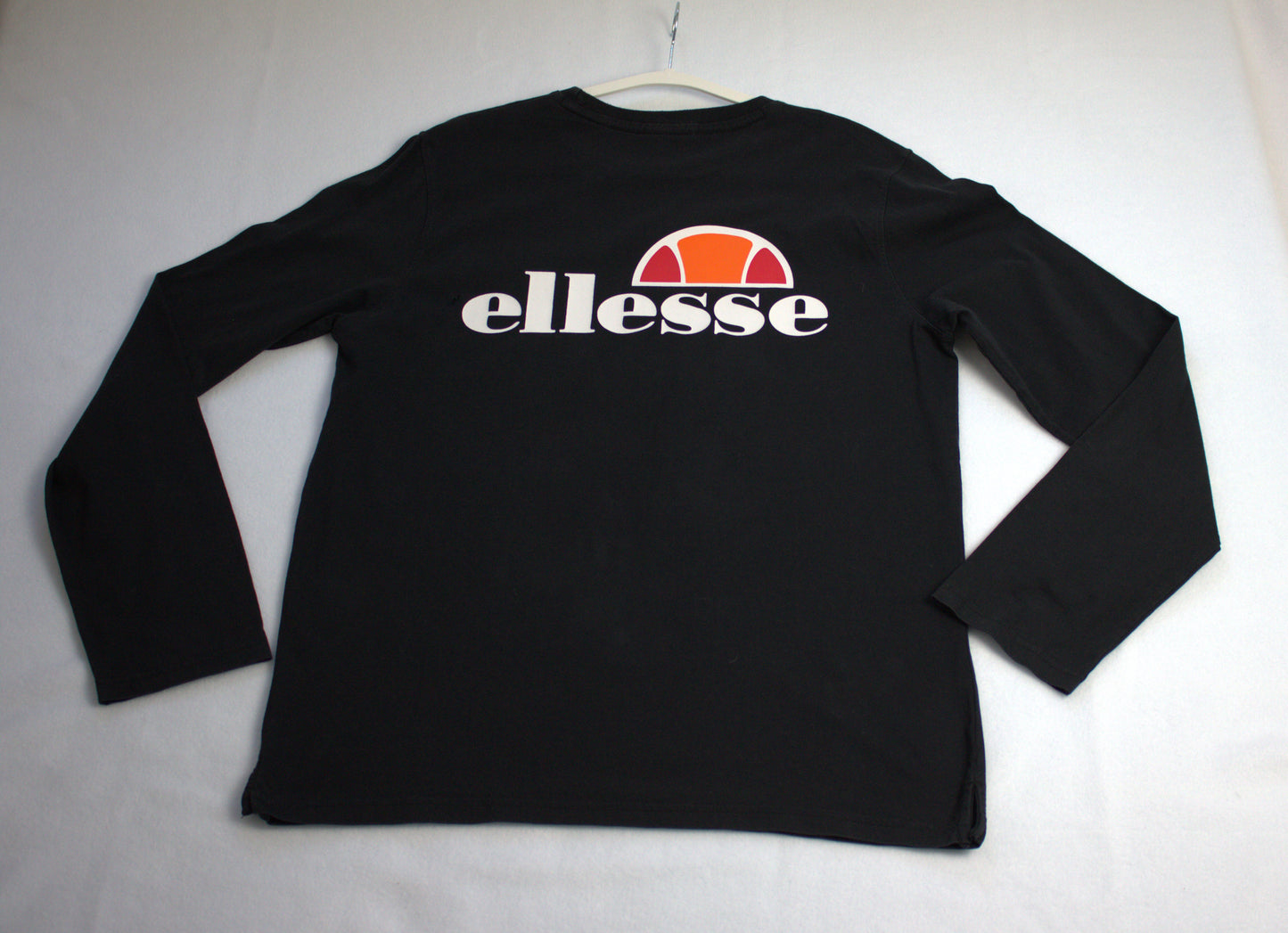 Ellesse, Mens, Black, T Shirt, Long Sleeves, Size Large, Used - Medium condition